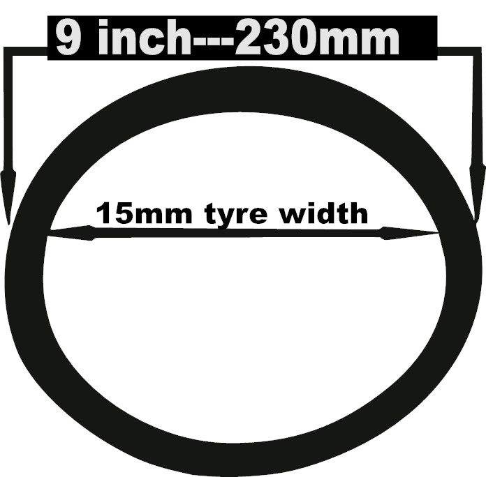Pedal car 9 inch Band tyre 230mm